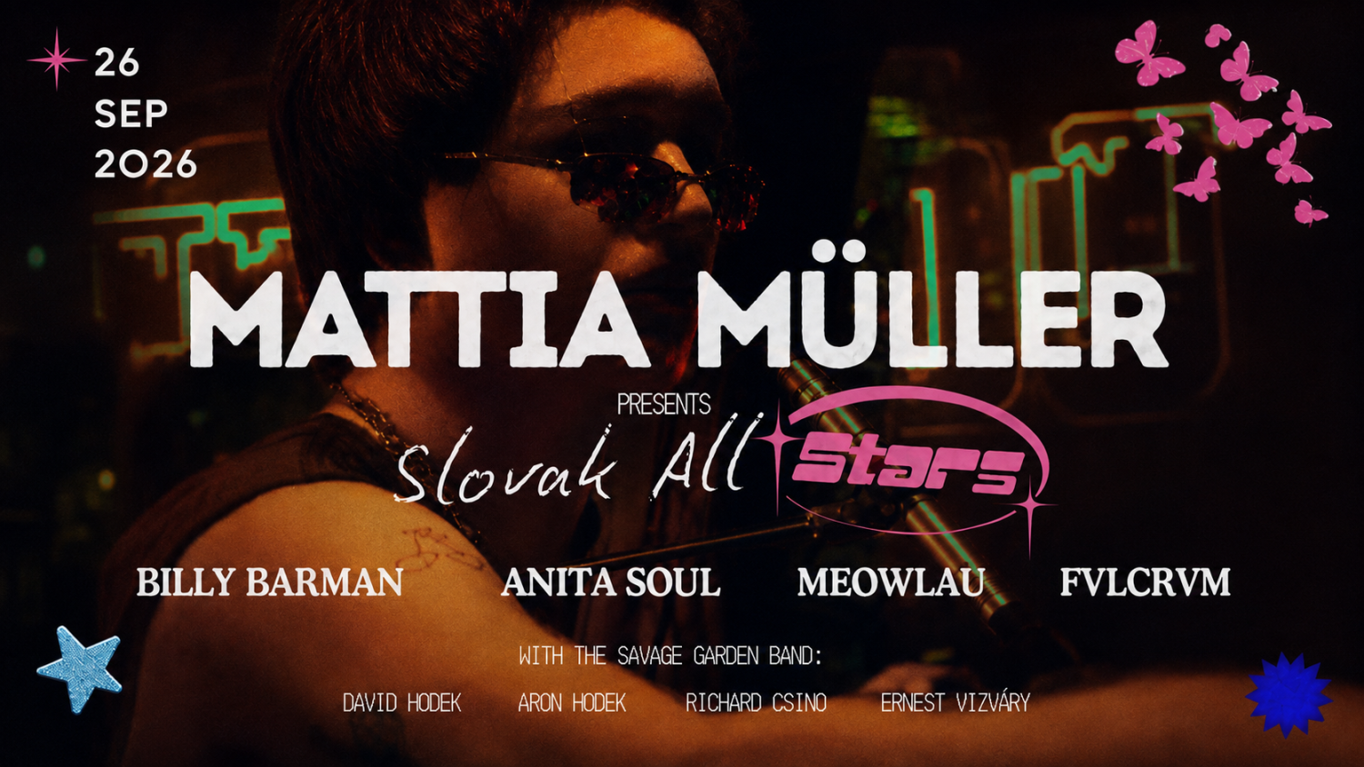 Mattia Müller presents SLOVAK ALL STARS | streda 26. 9. | 21:00